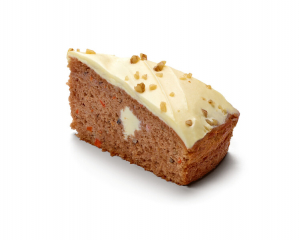 ТОРТА МОРКОВЕНА С ПОРЪСКА ОТ ОРЕХИ 115g (брой парчета 12)